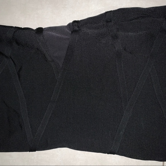 Brand New Bebe Bandage Black one shoulder dress - Picture 4 of 4